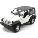 Miniatura Jeep Wrangler Rubicon 2007 Branco Welly 1/24
