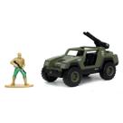 Miniatura Jipe G.I. Joe V.A.M.P. c/ Figura Duke 1/32 Jada Toys 33083