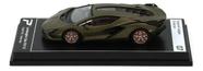 Miniatura Lamborghini Sian 1:64 Postercars Verde-escuro Miniatura Lamborghini Sian 1:64 Postercars Verde-escuro