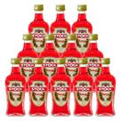 Miniatura Licor Fino de Morango Stock 50ml 12 Unidades