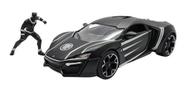 Miniatura Lykan Hypersport Boneco Pantera Negra Jada 1:24 Miniatura Lykan Hypersport Boneco Pantera Negra Jada 1:24
