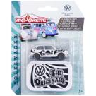 Miniatura Majorette Deluxe VW Volkswagen Golf 1/64 Metal Branco