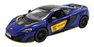 Miniatura Mclaren 675 Lt Five Azul Metal 1:36 Miniatura Mclaren 675 Lt Five Azul Metal 1:36