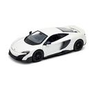 Miniatura McLaren 675LT Branco Perolizado Welly 1/24