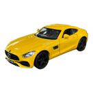 Miniatura Mercedes Benz AMG GTS Amarelo RMZ 1:32 Miniatura Mercedes Benz AMG GTS Amarelo RMZ 1:32