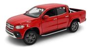 Miniatura Mercedes Benz X Class Vermelho Metal Welly 1:24 Miniatura Mercedes Benz X Class Vermelho Metal Welly 1:24