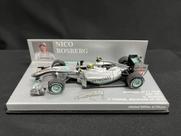 Miniatura Mercedes Gp F1 Gp W01 Nico Rosberg 1:43 Minichamps Prateado