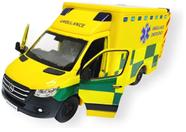 Miniatura Mercedes Sprinter ambulância escala 1/48 kinsmart