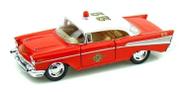 Miniatura Metal Chevrolet Bel Air Fire Dept 1957 KT5325D Miniatura Metal Chevrolet Bel Air Fire Dept 1957 KT5325D