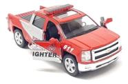 Miniatura Metal Chevrolet Silverado Police 2014 Escala 1/46
