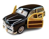 Miniatura Metal Ford Woody Wagon Preto 1949 KT54020D Miniatura Metal Ford Woody Wagon Preto 1949 KT54020D