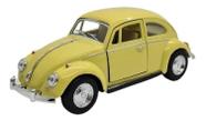 Miniatura Metal Volkswagen Fusca Amarelo 1967 KT5057D 75
