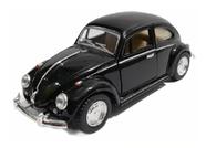 Miniatura Metal Volkswagen Fusca Preto 1967 KT5057D