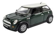 Miniatura Mini Cooper S Verde Metal 1:28