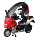 Miniatura Moto BMW C1 Vermelha Welly 1/18