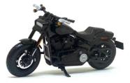 Miniatura Moto Harley Davidson Fat Bob 114(2022)preta 1:18