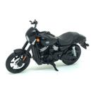 Miniatura Moto Harley Davidson Street 750 2015 1/18 Preto Maisto 31360 Miniatura Moto Harley Davidson Street 750 2015 1/18 Preto Maisto 31360