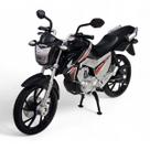 Miniatura Moto Honda CG Titan 1/18 Motocicleta Com Base