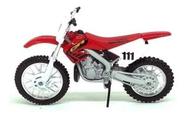 Miniatura Moto Honda Cr250r Vermelha Maisto 1/18