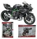 Miniatura Moto Kawasaki Ninja H2R - Preta / Verde - Kit P/ Montar - 1:12 - Maisto