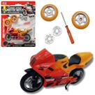 Miniatura Moto Motinha De Dedo Com Acessórios De Troca