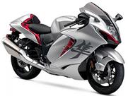 Miniatura Moto Suzuki Hayabusa 2022 Prata Maisto 1/12