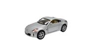 Miniatura Nissan 350z Prata Metal 1:34