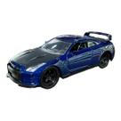 Miniatura Nissan GTR R35 Azul Brian Velozes e Furiosos 1:32