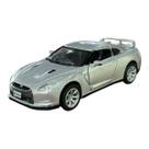 Miniatura Nissan GTR R35 Prata Kinsmart 1:36