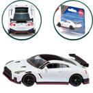 Miniatura Nissan Skyline GTR R35 Nismo Metal Diecast com Pneus de Borracha