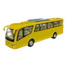 Miniatura Ônibus Amarelo Kinsfun 1:64