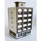 Miniatura Para Maquete Prédio Moderno Mod.01 1/87 Ho Studio Dio 87178