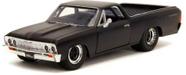 Miniatura Picape Chevrolet El Camino (1967) - Velozes e Furiosos - Preto Fosco - 1:32 - Jada Toys
