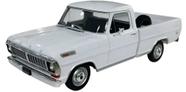 Miniatura Picape Ford F-100 (1974) - Branco - 1:24 - California Toys Miniatura Picape Ford F-100 (1974) - Branco - 1:24 - California Toys