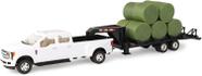 Miniatura Pick Up Ford F-350 Com Trailer e Fenos 1/32 ERTL