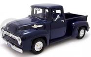 Miniatura Pickup Ford F-100 1956 Azul Motormax 1/24