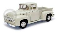 Miniatura Pickup Ford F-100 1956 Branca Motormax 1/24