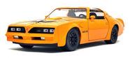 Miniatura Pontiac Firebird Trans Am 1977 Laranja Jada 1/24