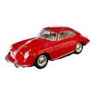 Miniatura Porsche 356 Carrera Vermelho Metal 1:32