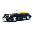 Miniatura Porsche 356B Cabriolet 1961 Preto Bburago 1/24