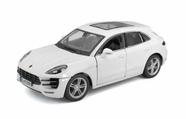 Miniatura Porsche Macan 1/24 Plus Branco Bburago 21077