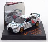 Miniatura Rally Mitsubishi Lancer Evo 8 Y.onishi 1/43 Ferro
