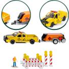 Miniatura RAM 1500 com Trailer e Compressor Siku 150 Metal Diecast Amarelo 3505 Colecionável OffRoad Miniatura RAM 1500 com Trailer e Compressor Siku 150 Metal Diecast Amarelo 3505 Colecionável OffRoad