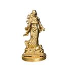 Miniatura Religiosa Orixás e Guias em Resina 3D Dourada 5 cm