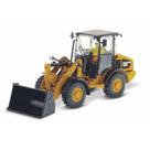 Miniatura retro escavadeira cat 906h 1/50 detalhada