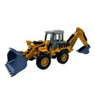 Miniatura retroescavadeira Hidráulica GLW escala 1 para 70 articulada realista c fricção