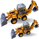 Miniatura Retroescavadeira Máquina Construção Articulado Miniatura Retroescavadeira Máquina Construção Articulado