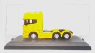 miniatura Scania R 730 6x4 com expositor em acrílico