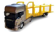 miniatura Scania R 730 cegonha amarela