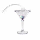 Miniatura Taça Melissa Drink Charm II Vidro Glitter